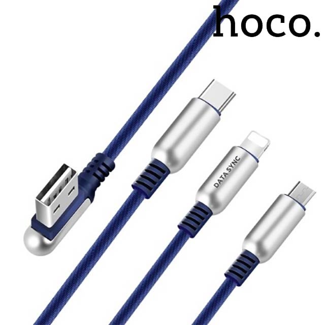 Hoco U17 Capsule 3 in 1 кабель